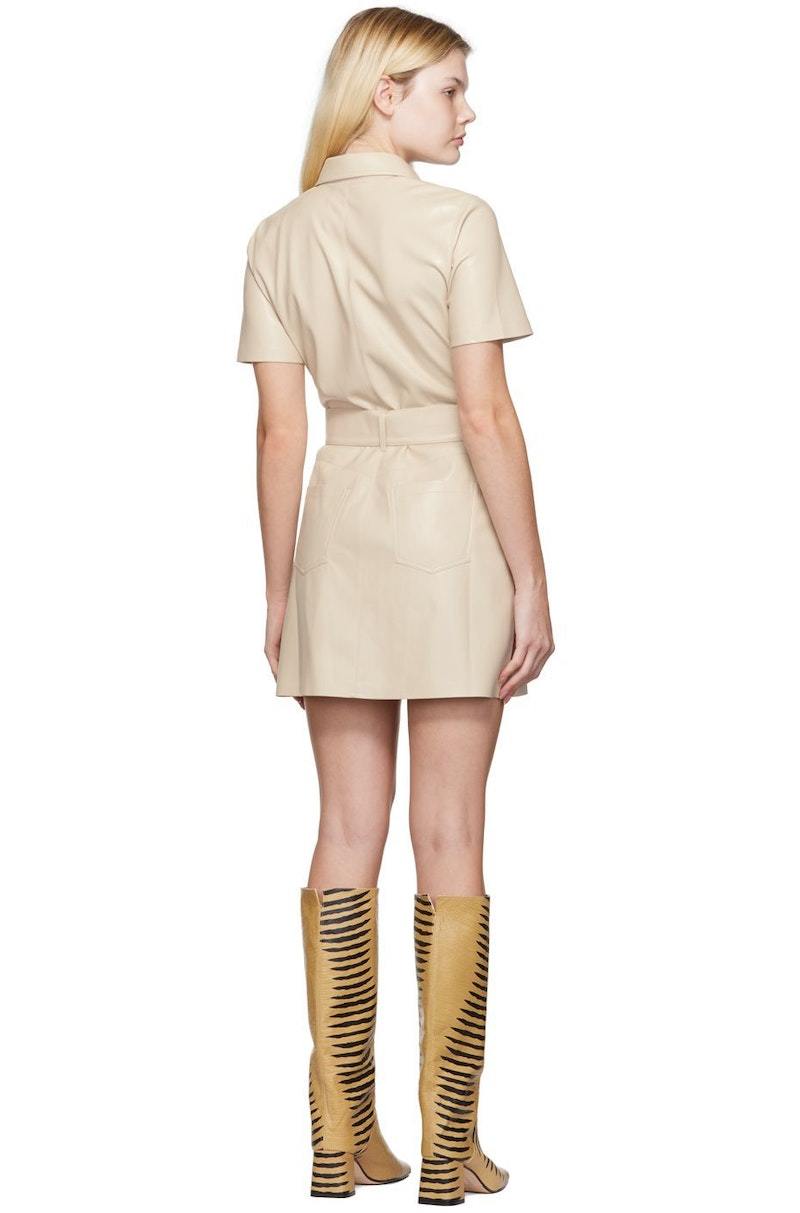 Nanushka Halli Minidress Creme