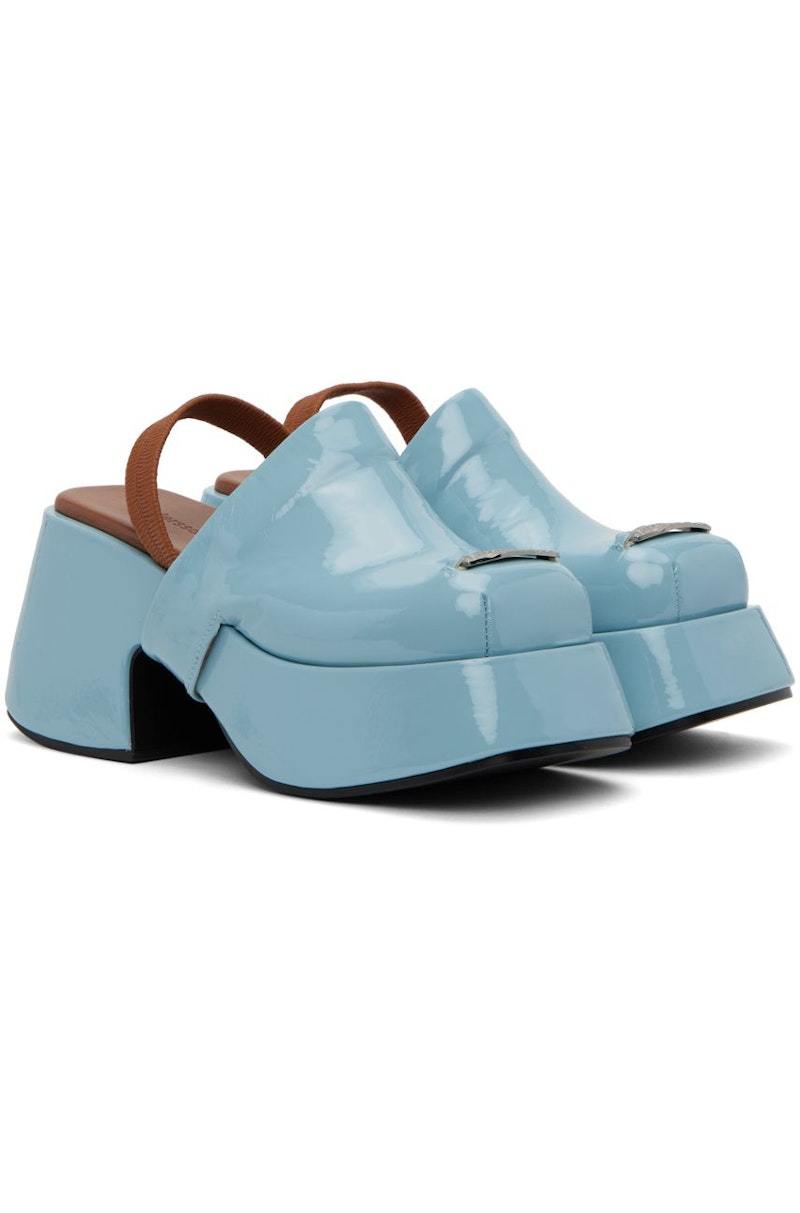 【関税込み】Andersson Bell ブルー Lolanta ローファー Blue Lolanta Loafers by Andersson Bell on Sale