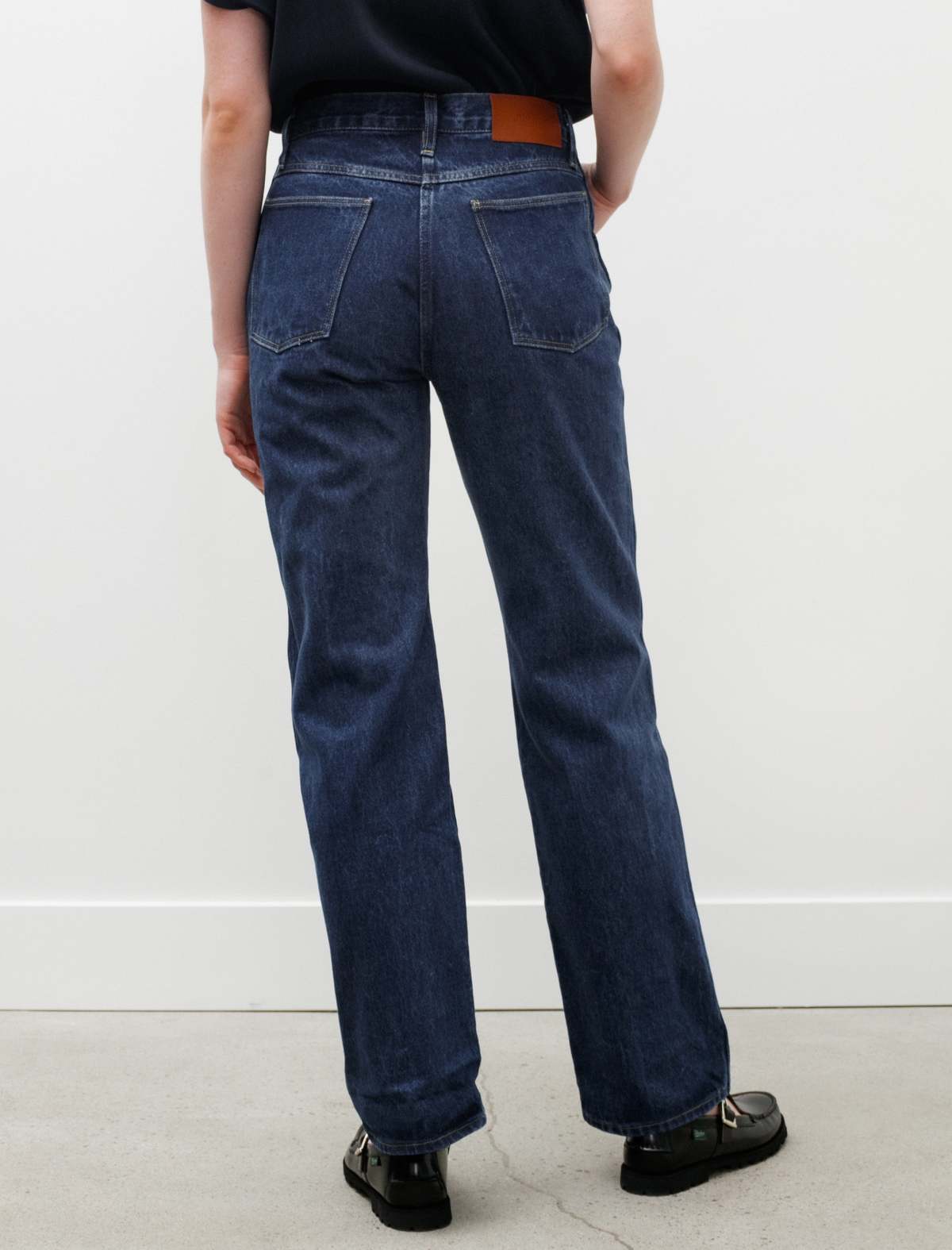 Studio Nicholson Aral Raised Twill Denim - Indigo Wash