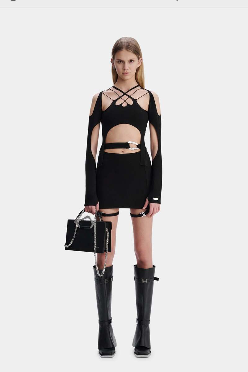 Heliot Emil Arenite Leather Bag - black | Garmentory