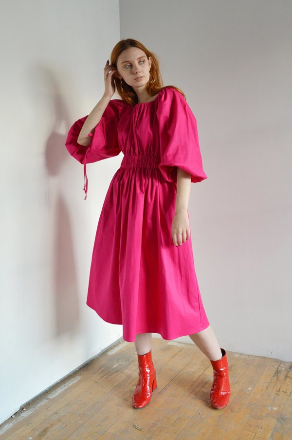 pink sissy dress SISSY NATION Sweet Elegant Fairycore Pink Charlotte Gown Maxi Dress Hadlyn
