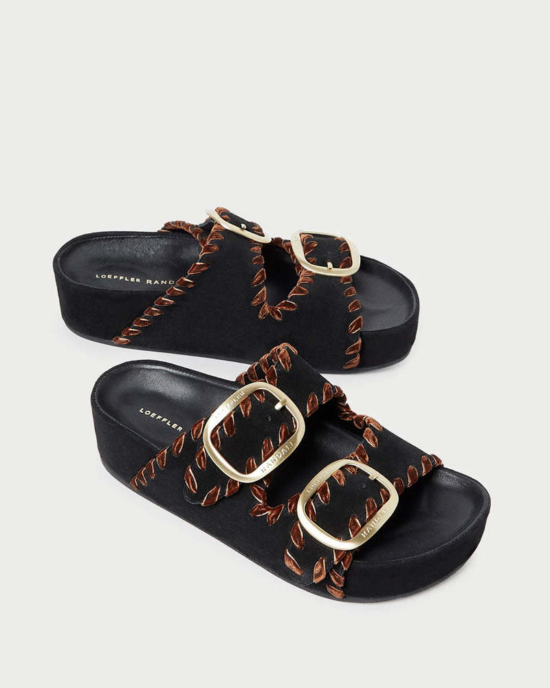 【Anyone more】Theo black banding sandals Billini Theo Sandal in Black – Elizabeth Boutique