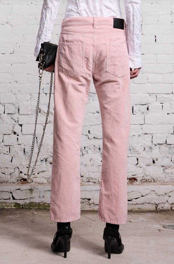 R13 Boyfriend Velvet Jean Faded Pink Garmentory