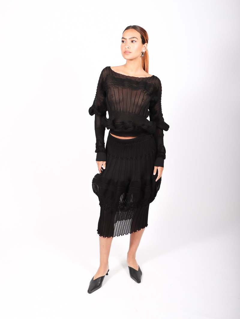 Tシャツ・カットソー ISSEY MIYAKE SS24 'Assemblage branch' top (IM46KN801 15) ISSEY MIYAKE SS24 'Assemblage branch' top (IM46KN801 21