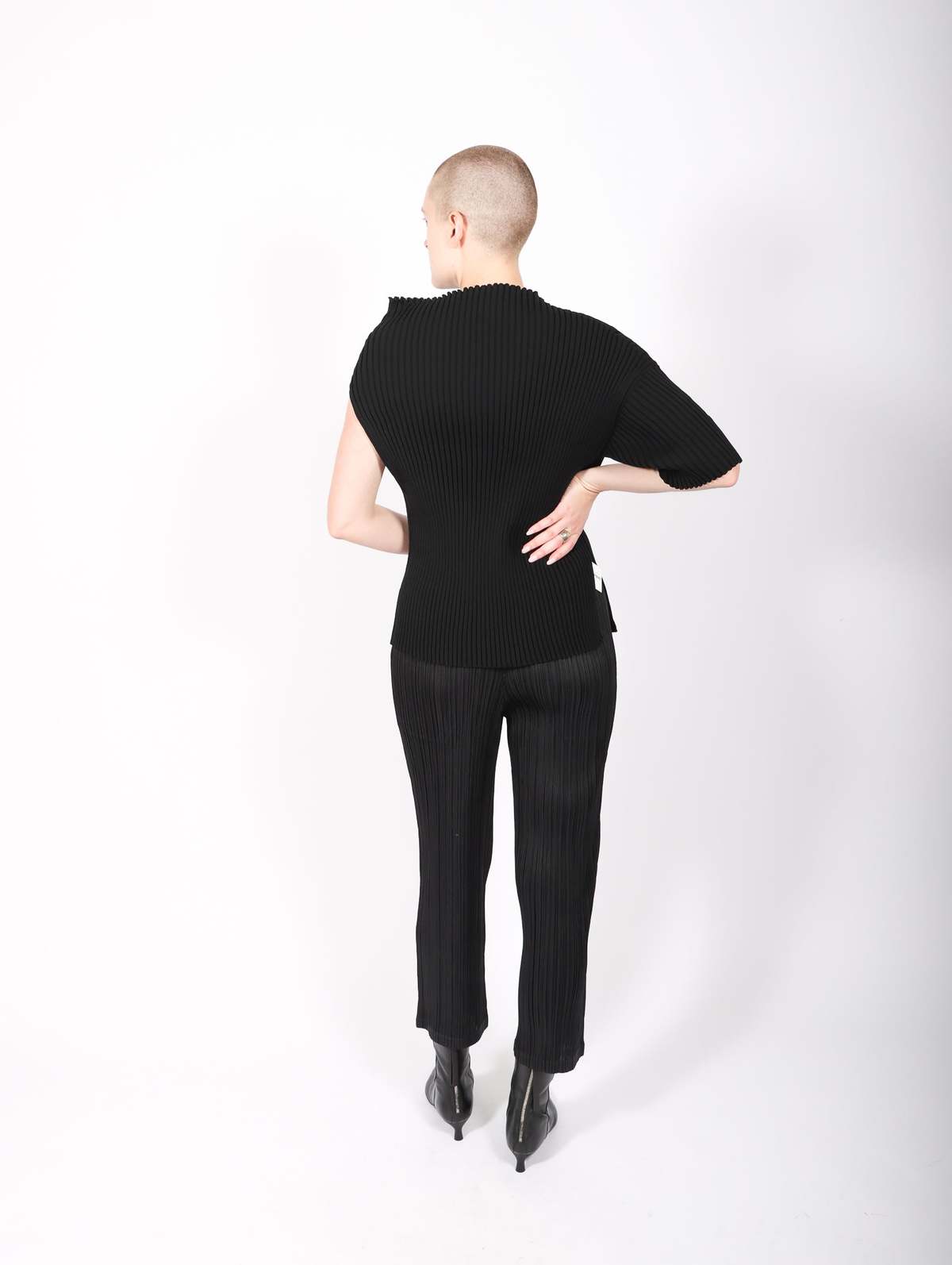 Issey Miyake Trunk Show Nude Shirt Black Garmentory