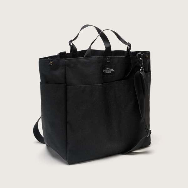 Bags In Progress Carry All Beach Bag - Black Khaki Pocket