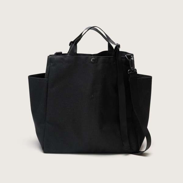Bags In Progress Carry All Beach Bag - Black Khaki Pocket
