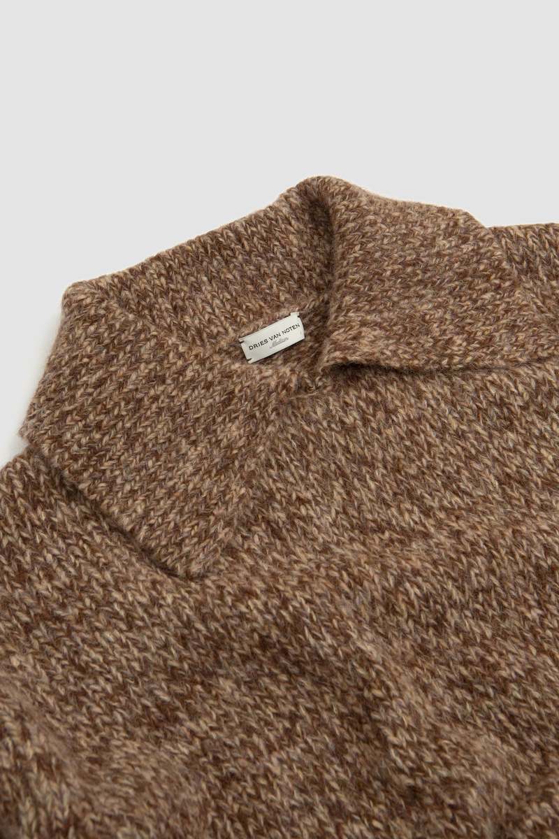 DRIES VAN NOTEN | MOSES MERINO WOOL SWEATER ウールセーター dries-van-noten509-navy.jpg