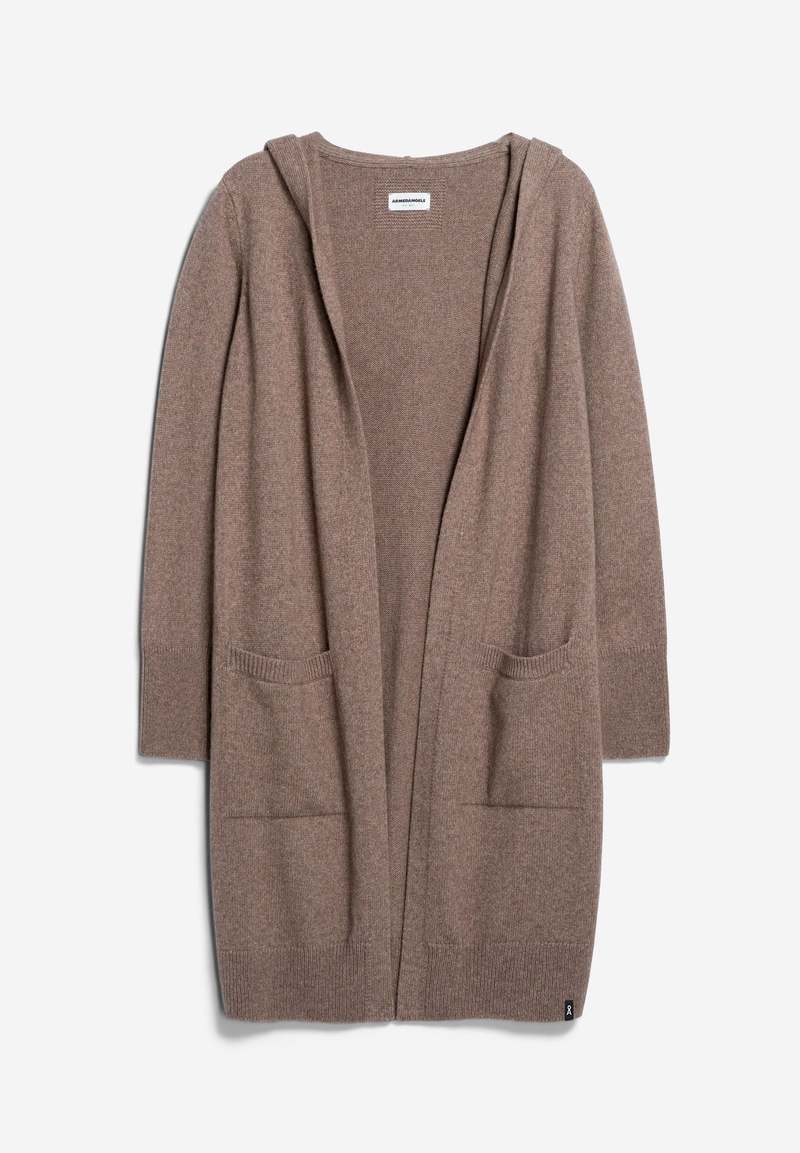 Armedangels Warmaa Wool Cardigan - Dark Caramel