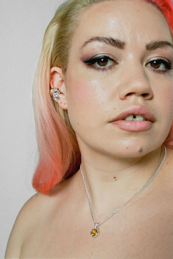 FARIS Prince Necklace - Sterling Silver/Citrine