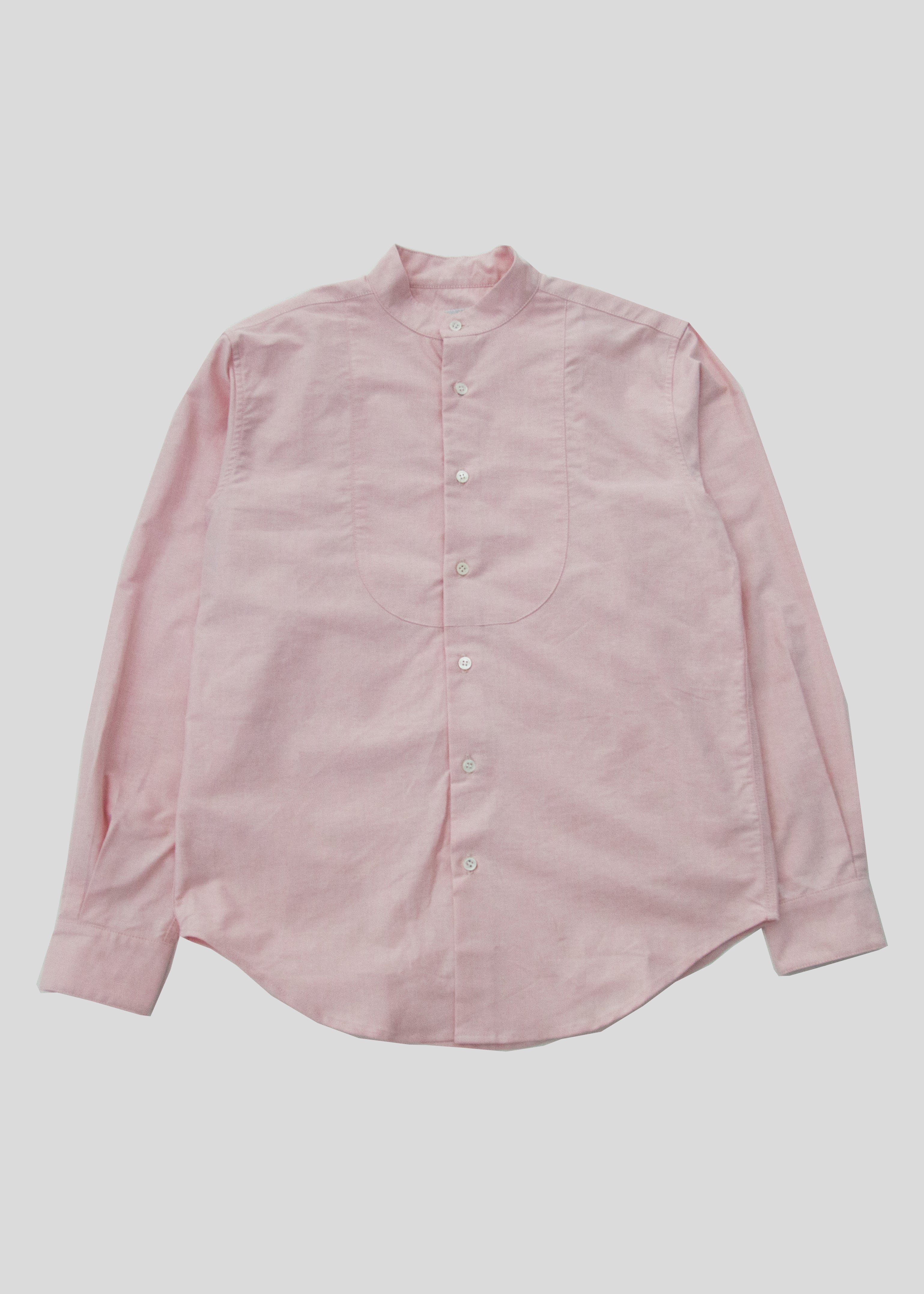 Steven Alan x Clare V The Tux Shirt - Salmon Oxford | Garmentory