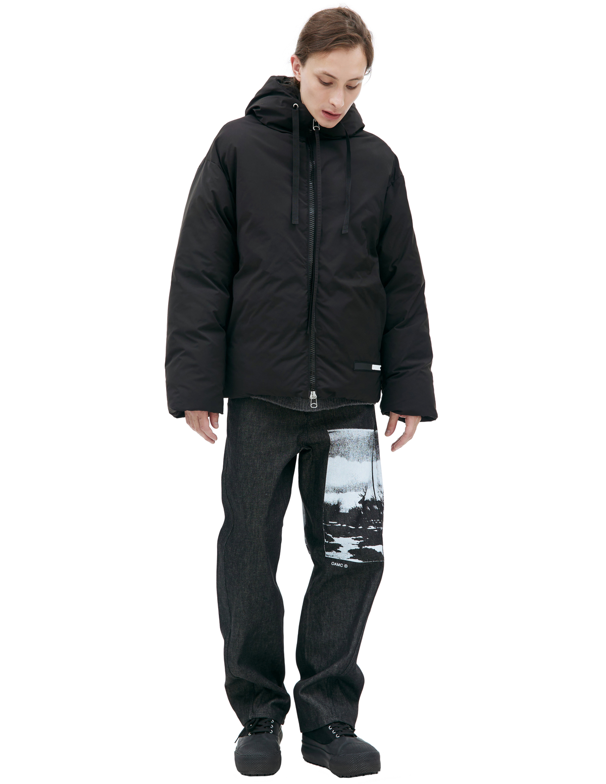 状態良好 oamc 19AW LITHIUM DOWN JACKET ネイビー OAMC 19AW Lithium 