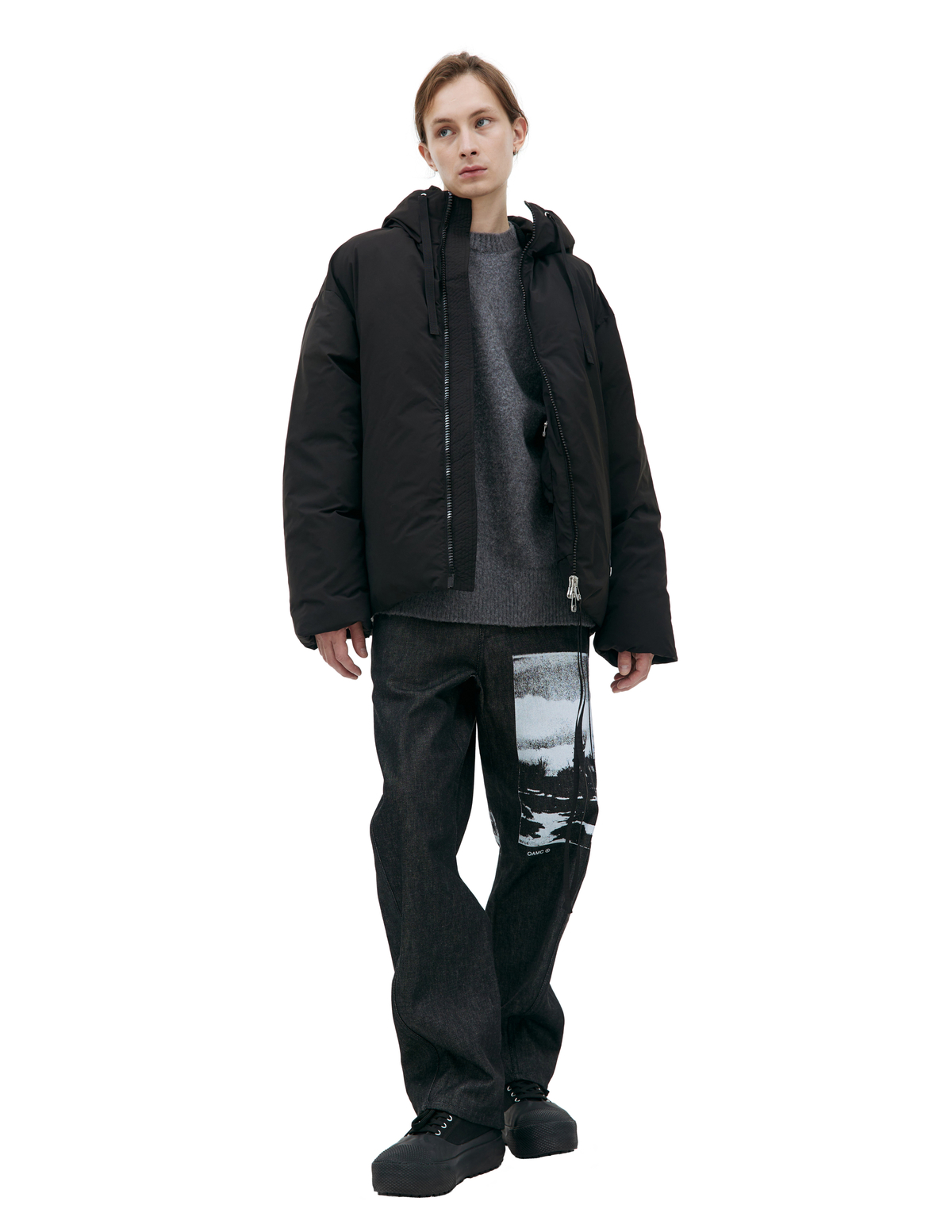 OAMC Lithium Jacket オーバーサイズ OAMC Lithium down jacket - Black | Garmentory