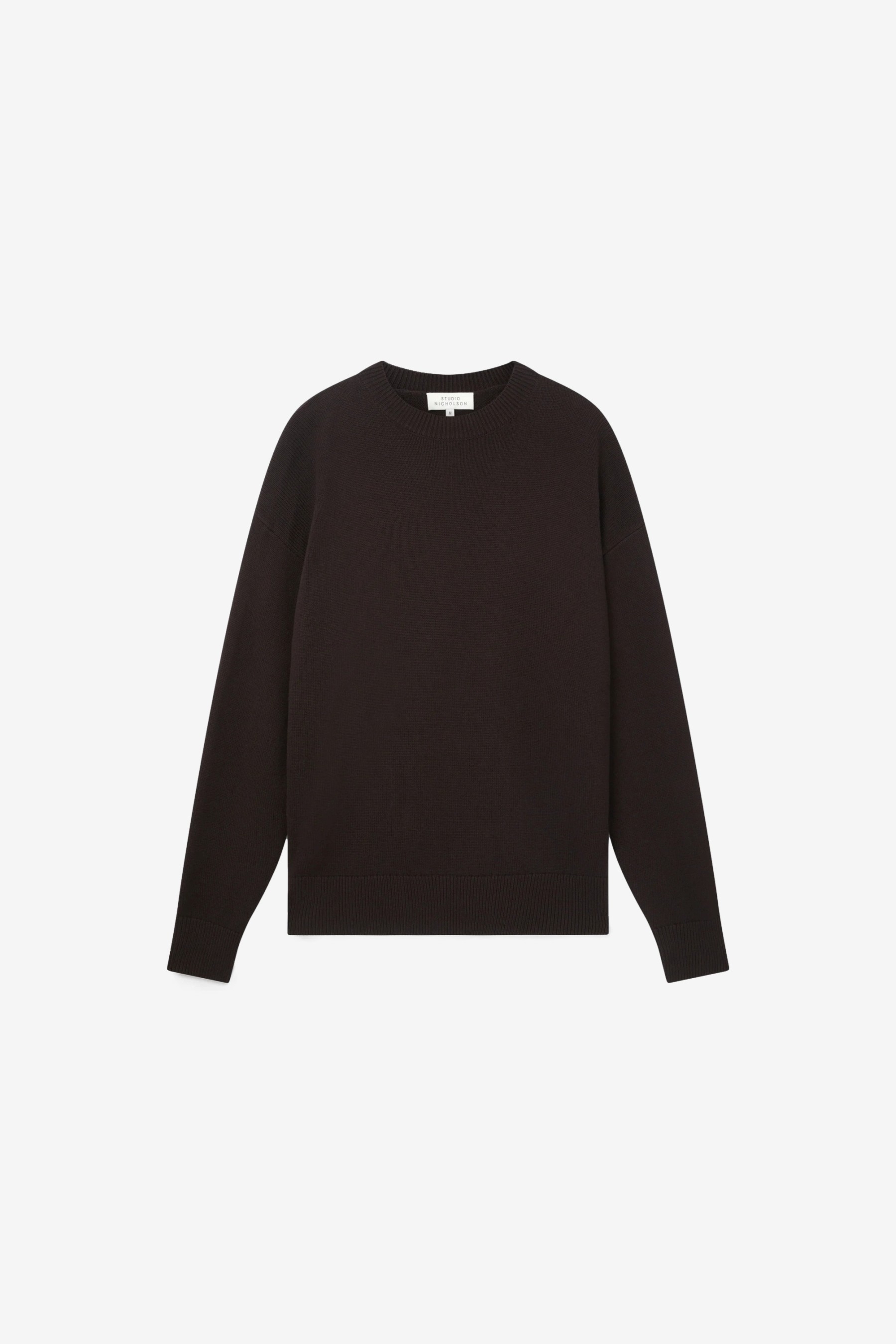 STUDIO NICHOLSON /ALTO 5GG SWEATER・KNIT Studio Nicholson Alto Sweater - Ganache | Garmentory