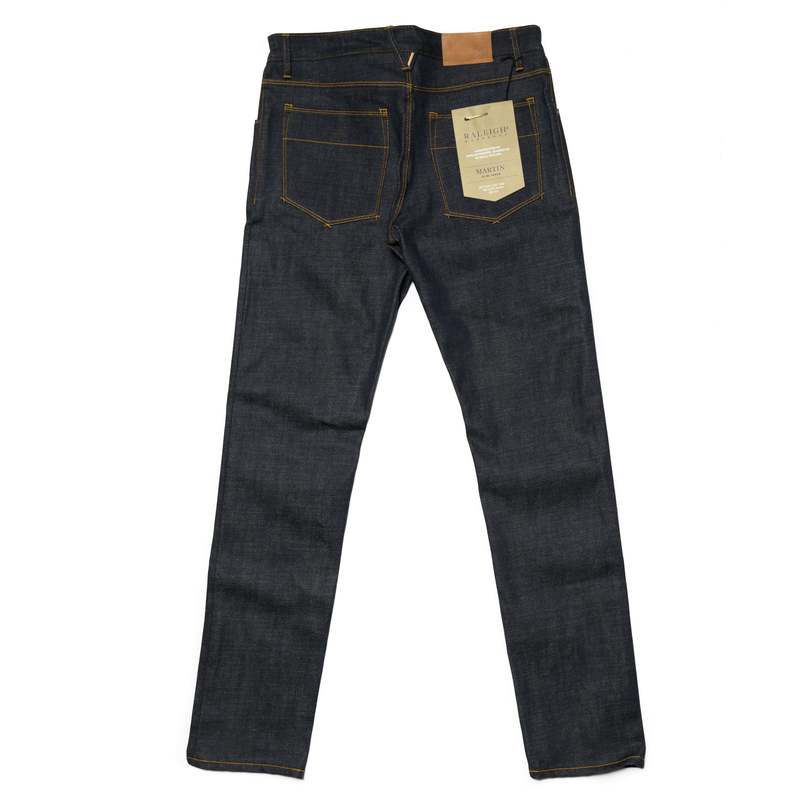 Raleigh Denim Workshop Martin Thin Taper - 13 oz Nihon Menpu Selvedge Denim Raleigh Denim Workshop Martin Thin Taper - 13 oz Nihon Menpu Selvedge Denim