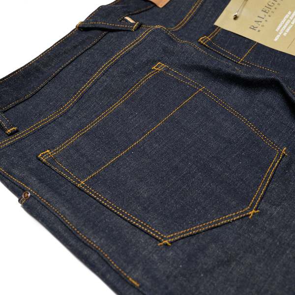 Raleigh Denim Workshop Martin Thin Taper - 13 oz Nihon Menpu Selvedge Denim Raleigh Denim Workshop Martin Thin Taper - 13 oz Nihon Menpu Selvedge Denim