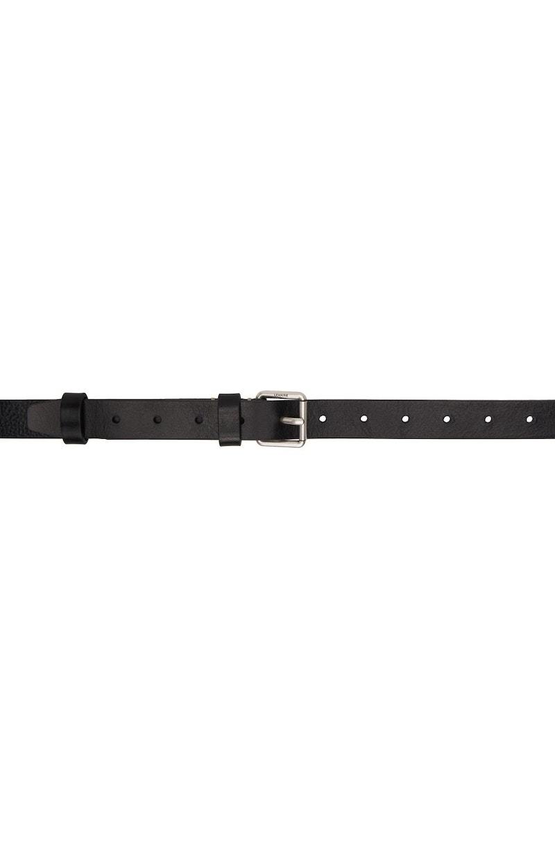 小物 LEMAIRE reversed belt 25 black 90cm Lemaire Reversed 25 Belt - Black | Garmentory