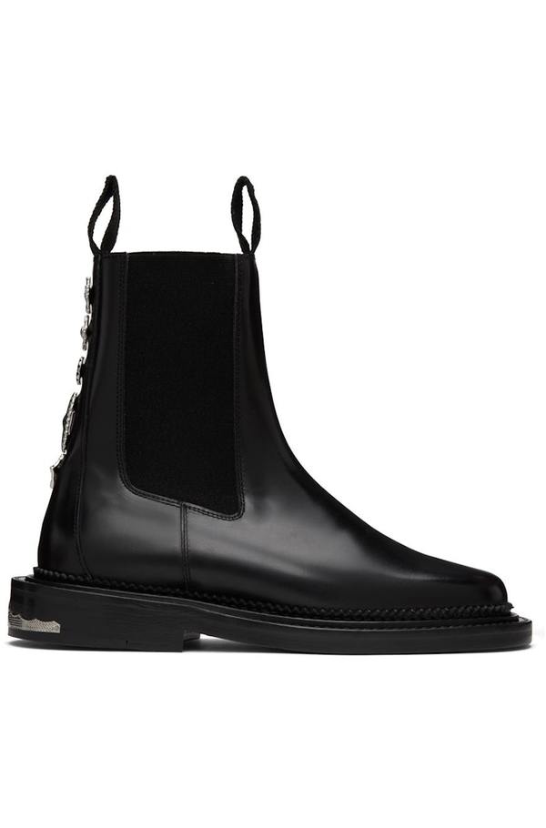 Toga Pulla SSENSE Exclusive Black Hardware Boots | Garmentory