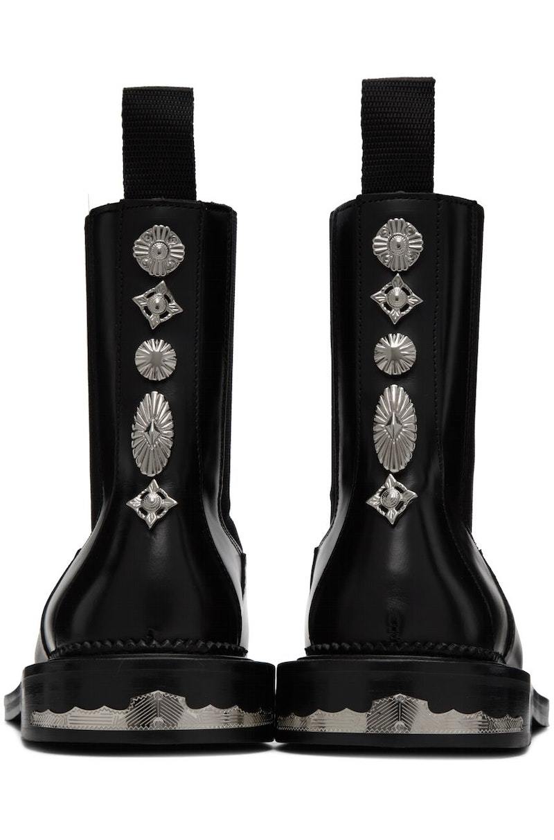 Toga Pulla SSENSE Exclusive Black Hardware Boots | Garmentory