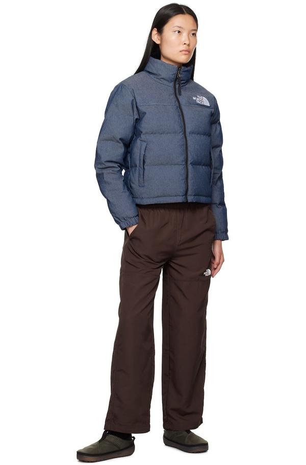 The North Face Navy '92 Nuptse Reversible Denim Down Jacket