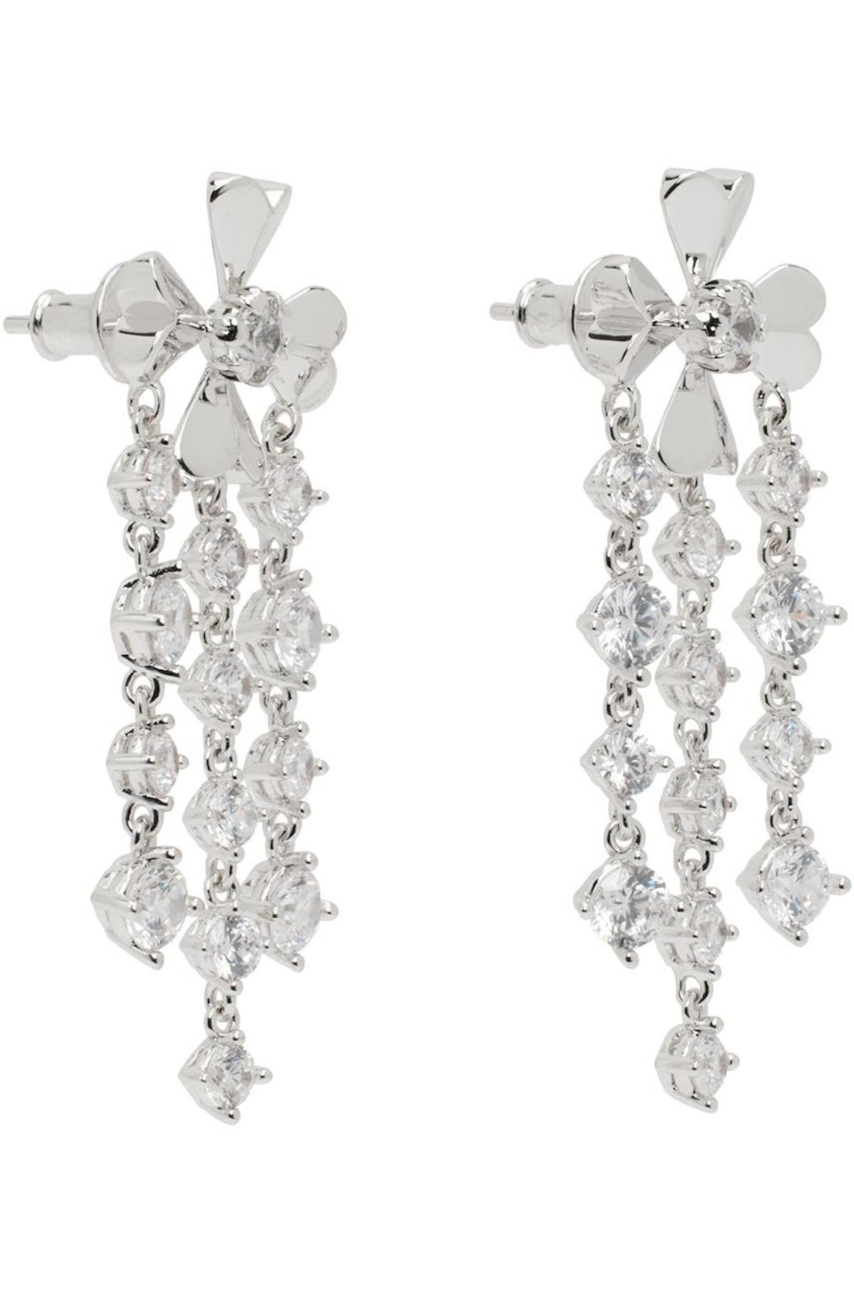 Shushu/Tong Silver YVMIN Edition Flower Fringes Earrings
