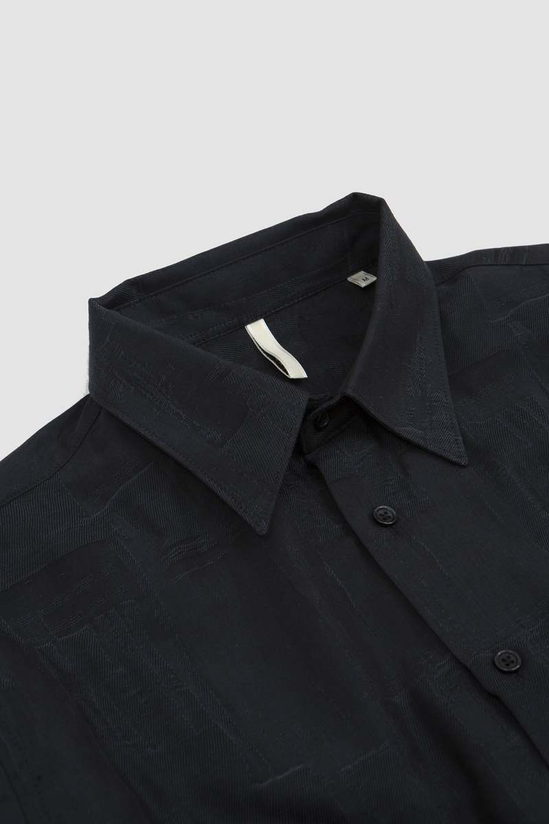 Sunflower Ace Shirt - Jacquard Black | Garmentory
