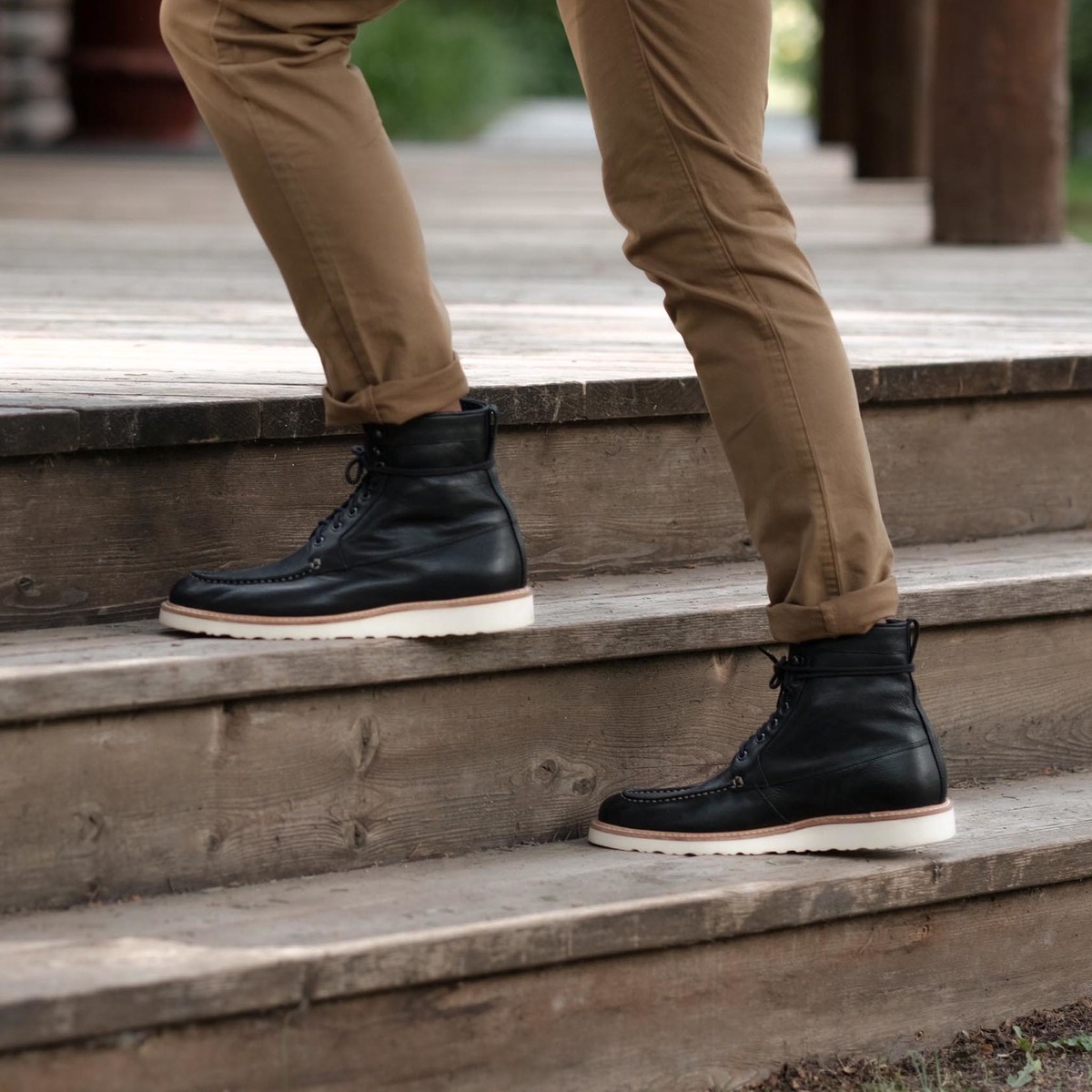 Nisolo All-Weather Mateo Boot - Black | Garmentory display picture 3