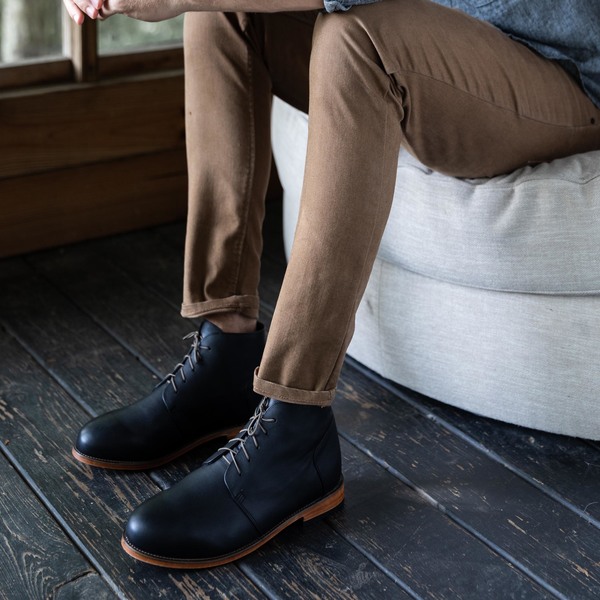 Nisolo Black Leather Everday Chukka Boots Sz. 10.5 NIB NICE!! Nisolo | Shoes | Nisolo Everyday Chukka Boot Black Leather  main image 3