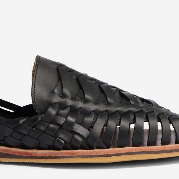 Nisolo Huarache Sandal - Black | Garmentory