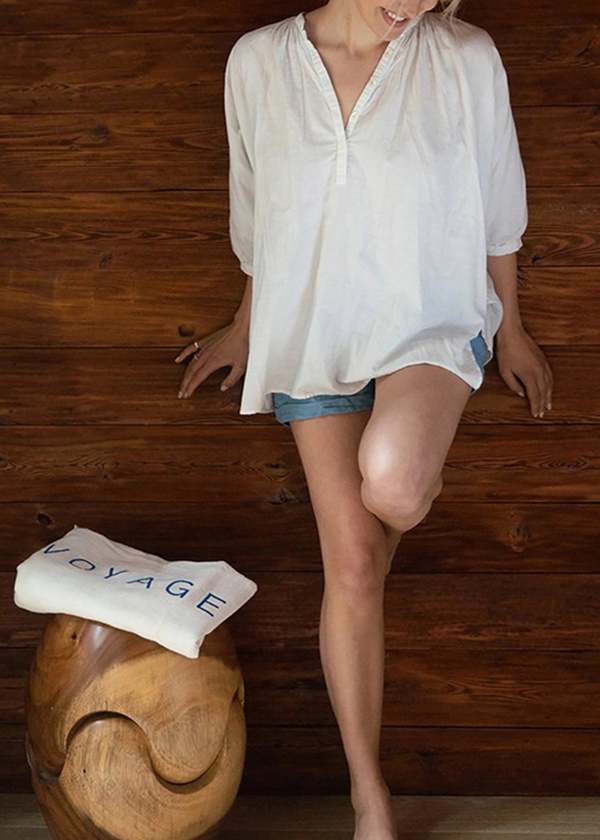invitation to a voyage Leda Tunic