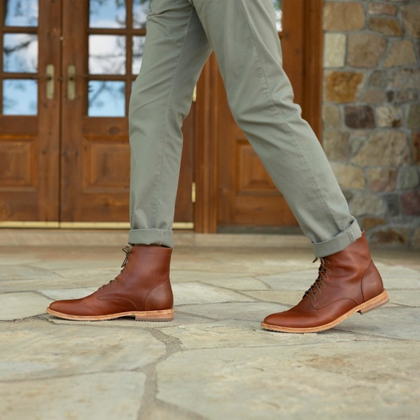 Nisolo Everyday Lace-Up Boot Leather Brown Shoes Men\'s (Size 12) NISOLO Everyday Chukka Boot - Free Shipping | DSW main image 2