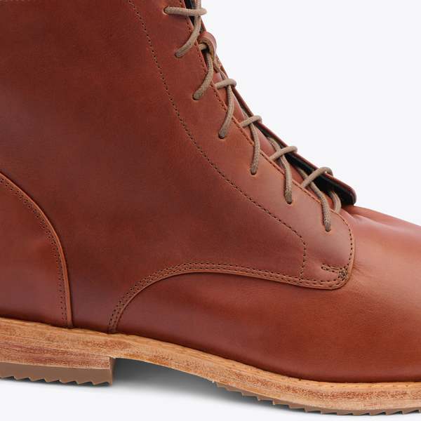 Nisolo Everyday Lace-up Boot - Brandy | Garmentory display picture 1