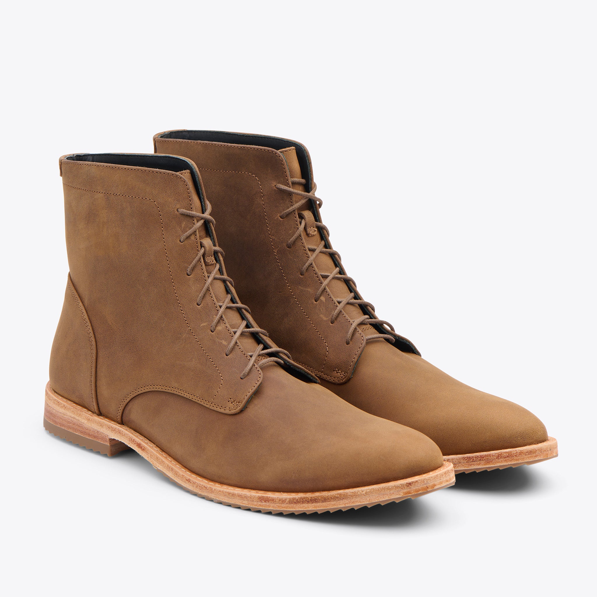 Nisolo Everyday Lace-Up Boot - Tobacco | Garmentory display picture 1