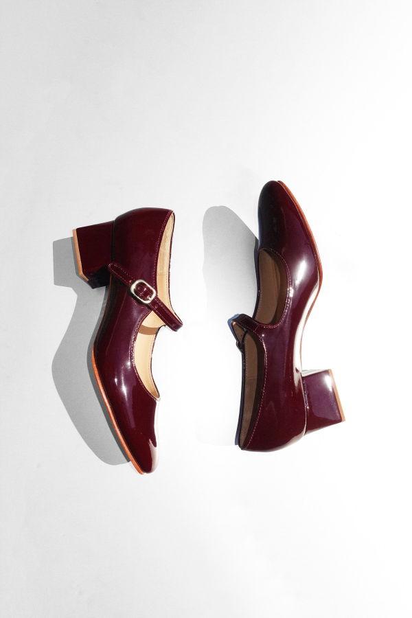 Caron Callahan Florence Heel - Burgundy