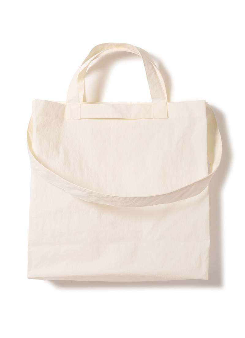 SANDINISTA MFG KONBU NYLON 3WAY BAG - OFF WHITE