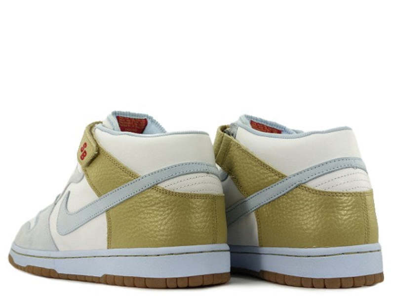 Nike SB Dunk Mid Premium Clubber Lang 314383 141 sneakers White/Ice  Blue/Gold on Garmentory