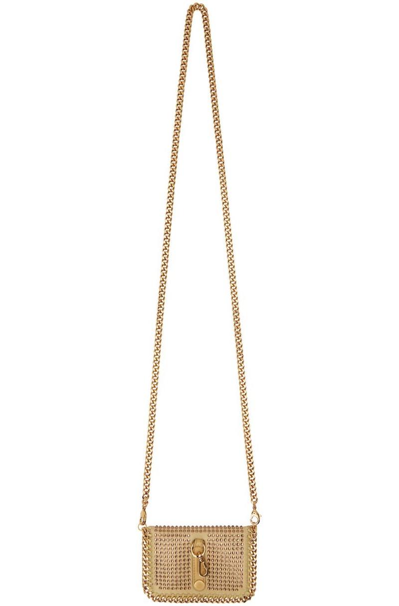 Stella McCartney Yellow Falabella Card Holder | Garmentory