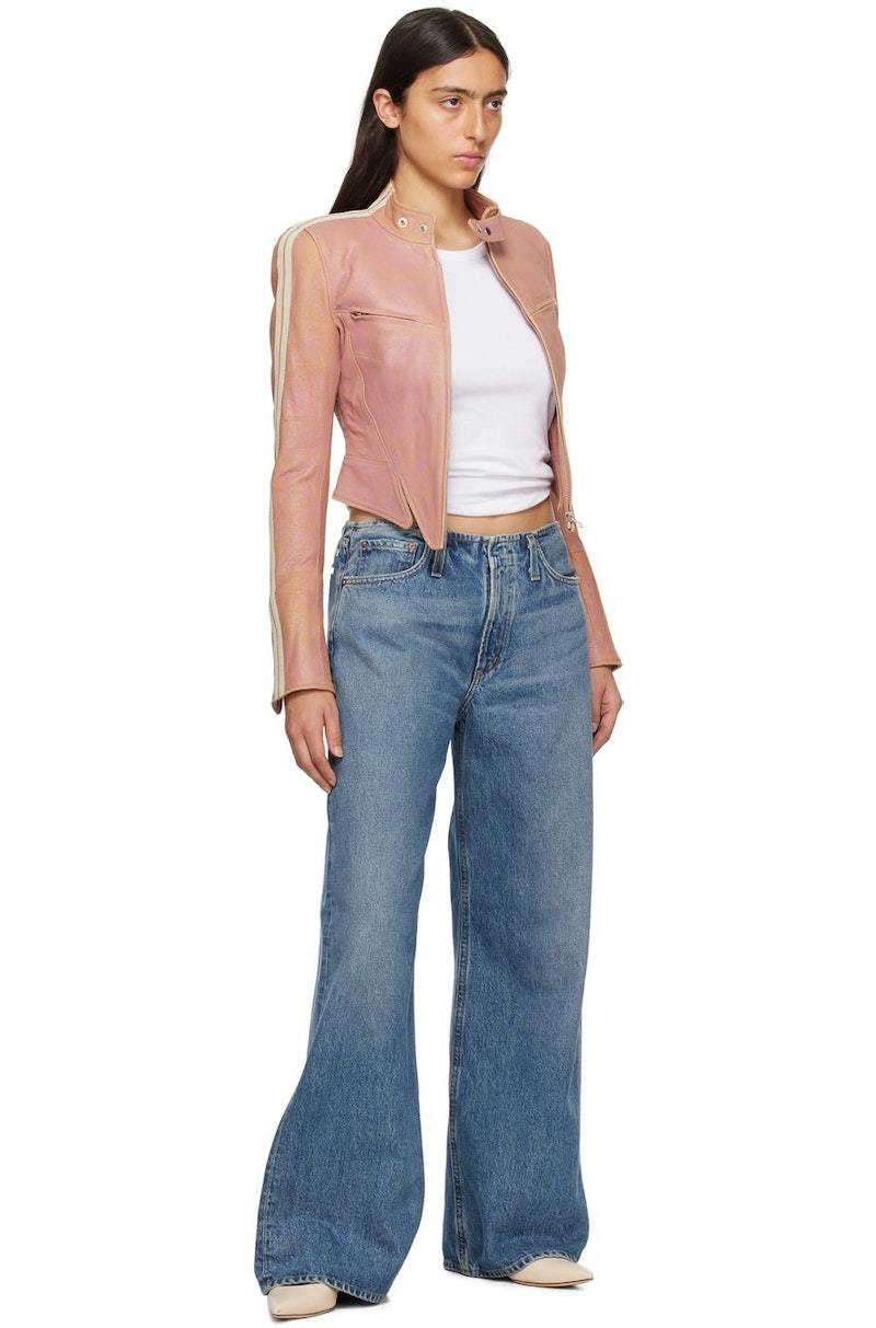 デニム・ジーパン Agolde Blue Jeans With Beltl Loops AGOLDE Blue Lex Jeans | Garmentory