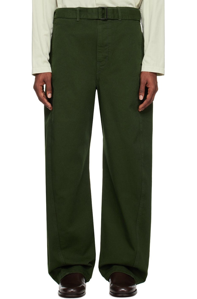 LEMAIRE-Green-Twisted-Belted-