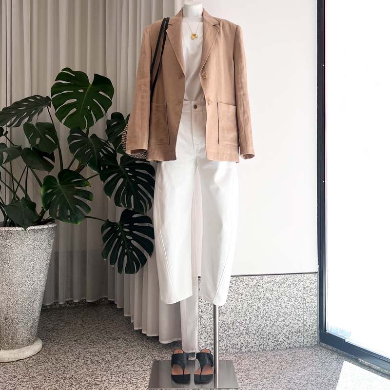 STUDIO NICHOLSON｜JEANS (AKERMAN DENIM PANT OPTIC WHITE Akerman Denim Pant Optic White | Studio Nicholson | Epitome