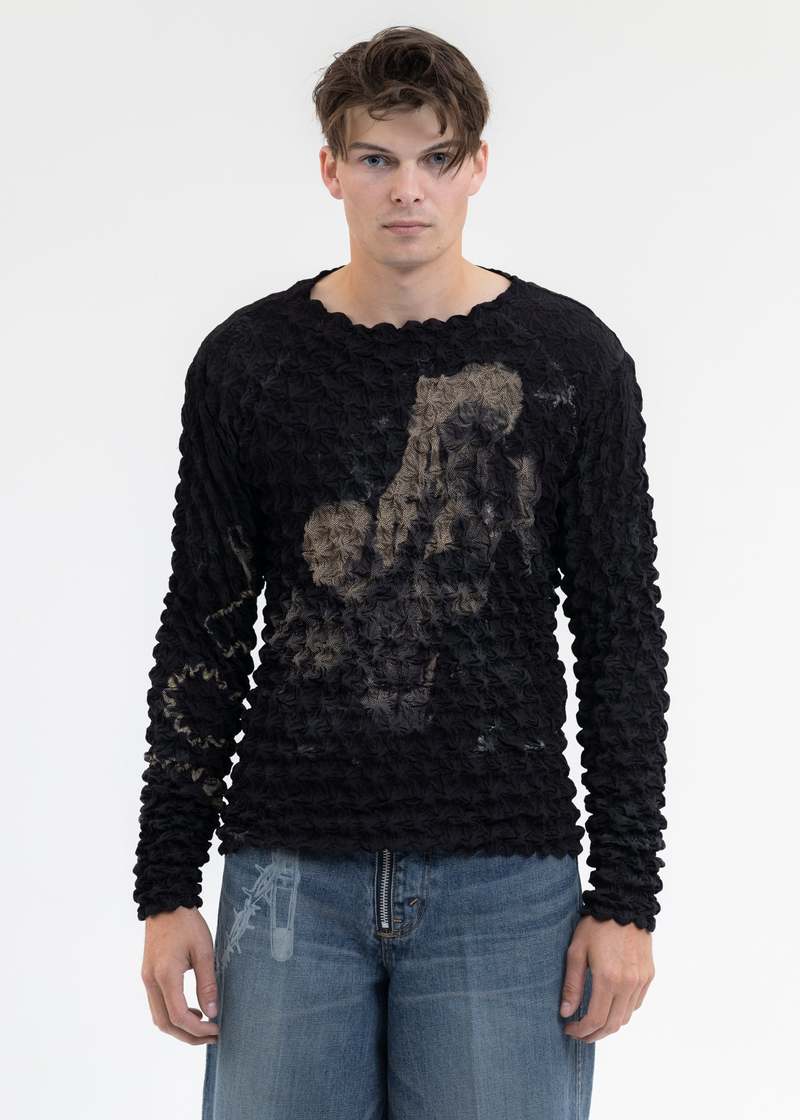 MASU DEEP PURPLE MARRIAGE POPCORN SWEATSHIRT - Multi
