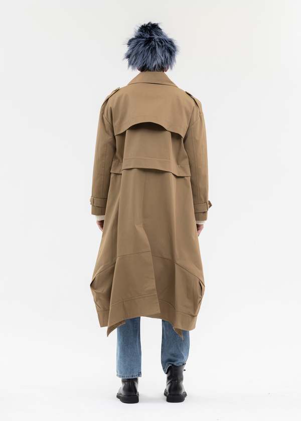 Feng Chen Wang Detachable Trench Coat - Khaki | Garmentory