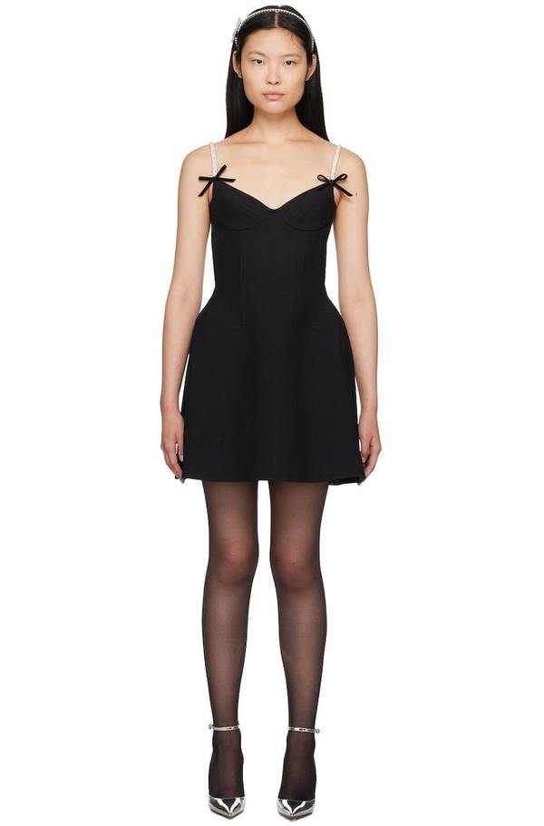 Shushu/Tong Black Sweetheart Minidress | Garmentory