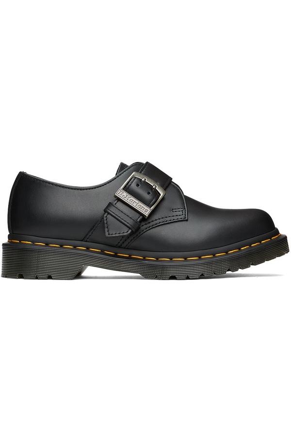 Dr. Martens Black 1461 Buckle Pull Up Oxfords | Garmentory