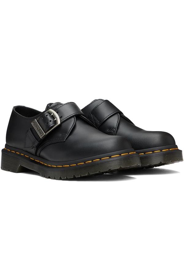 Dr. Martens Black 1461 Buckle Pull Up Oxfords | Garmentory