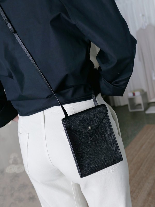 Lemaire Enveloppe With Strap - Black | Garmentory
