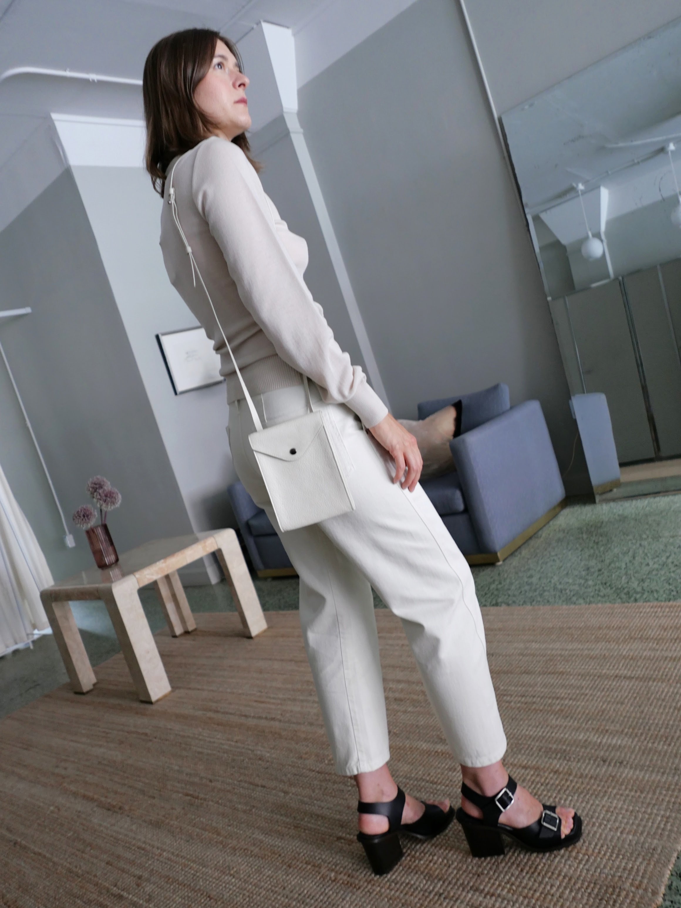 Lemaire Enveloppe With Strap - Cream | Garmentory