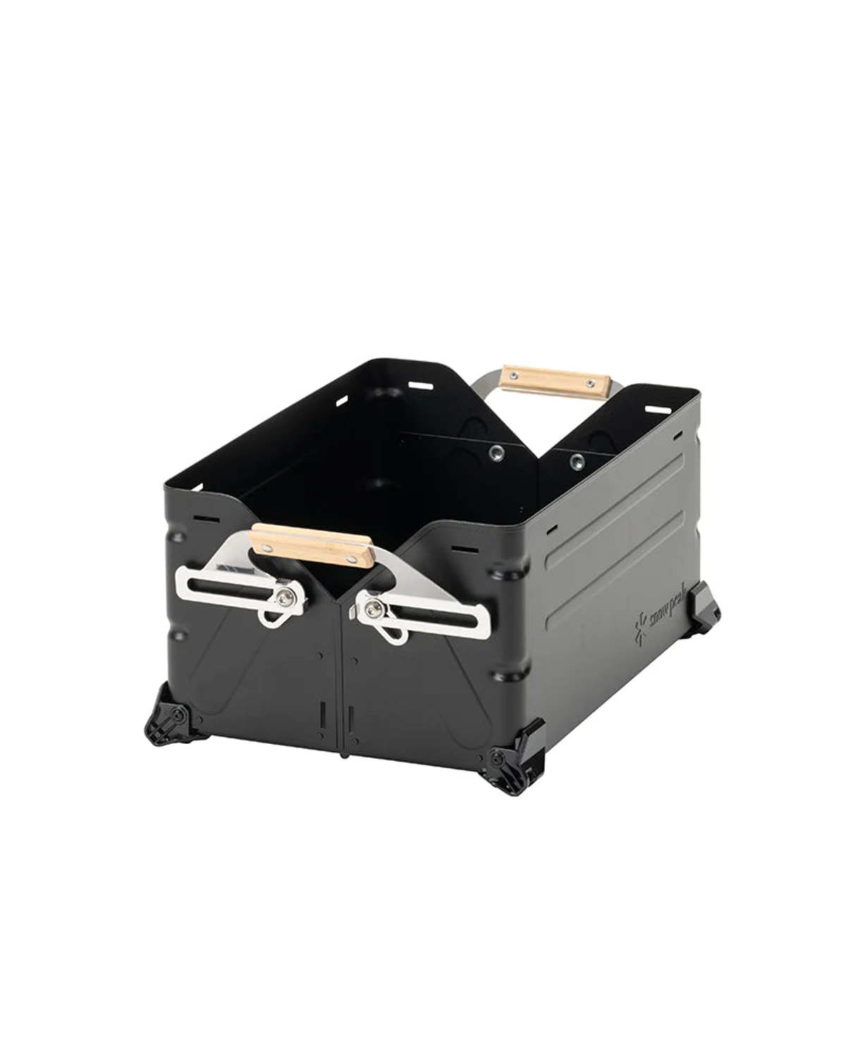Snow Peak Festival Item Stacking Shelf Container 25 - Black