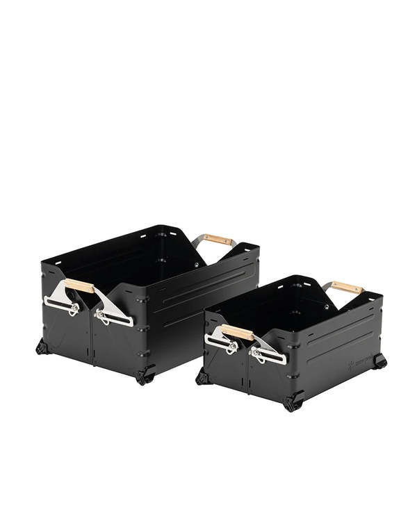 Snow Peak Festival Item Stacking Shelf Container 25 - Black