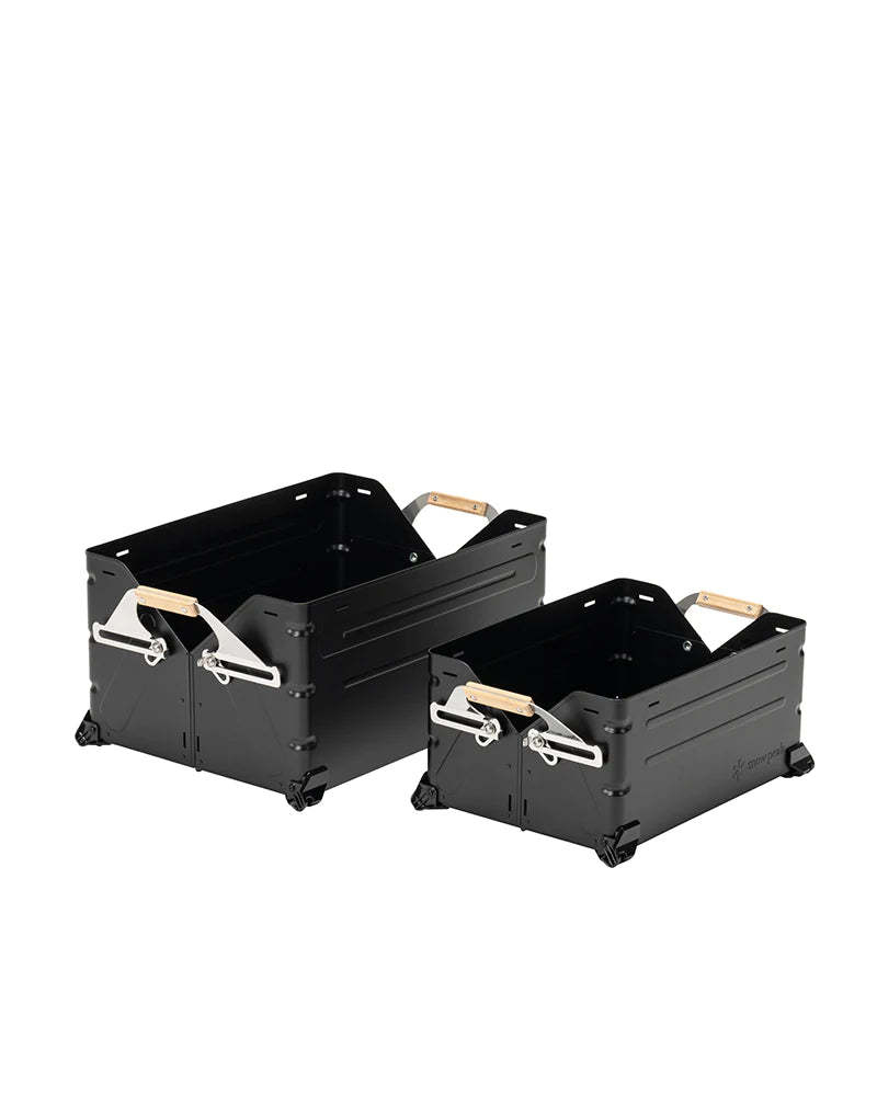Snow Peak Festival Item Stacking Shelf Container 25 - Black